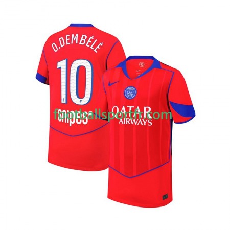 Tenue Paris Saint-Germain Ousmane Dembele 10 Troisieme 2025-2026 Maillot de Foot
